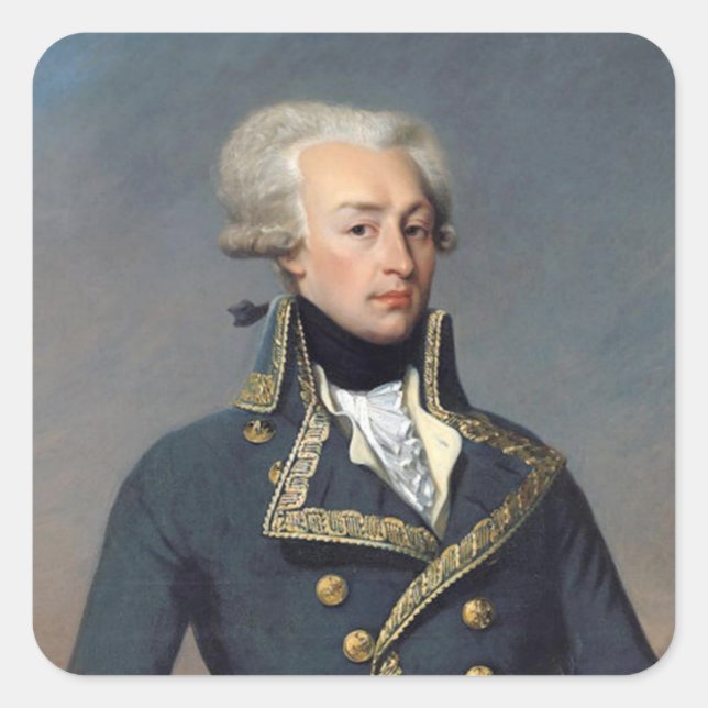 Marquis de Lafayette Sticker (Front)