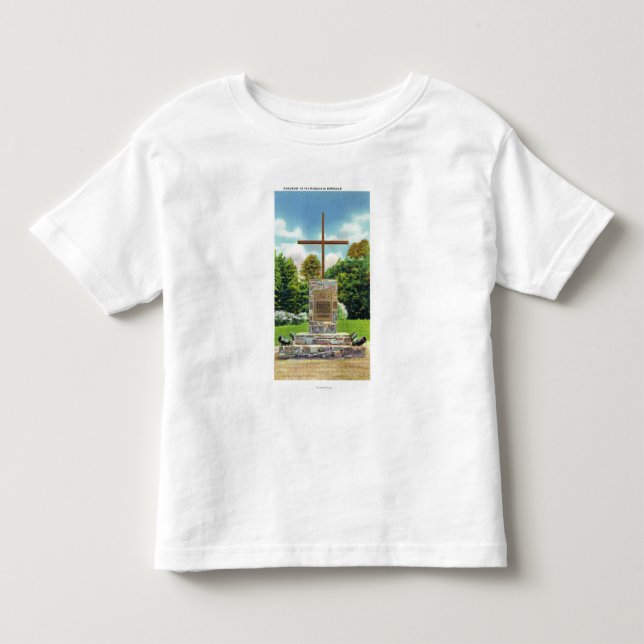 Marquis de Montcalm Monument Scene Toddler T-shirt (Front)
