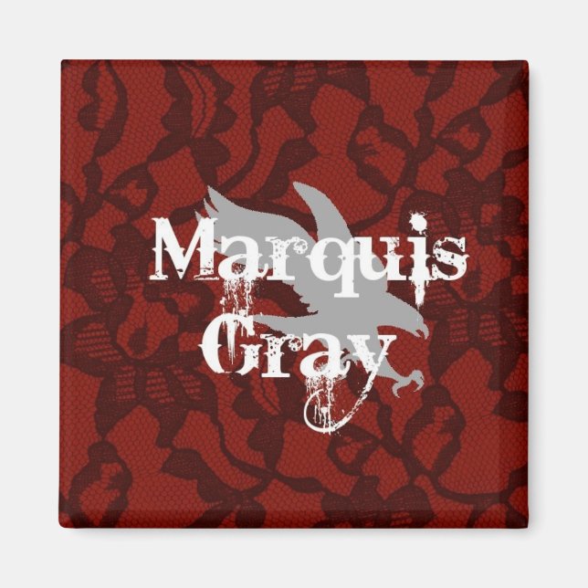 Marquis Gray Magnet (Front)