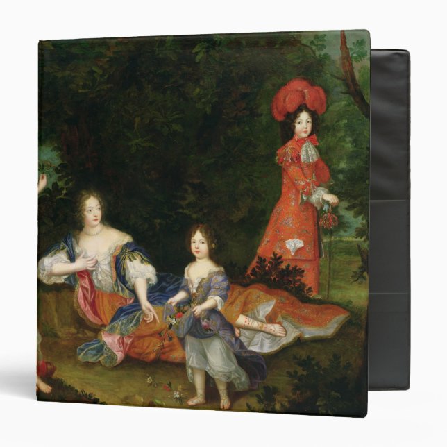 Marquise de Montespan 3 Ring Binder (Front/Inside)