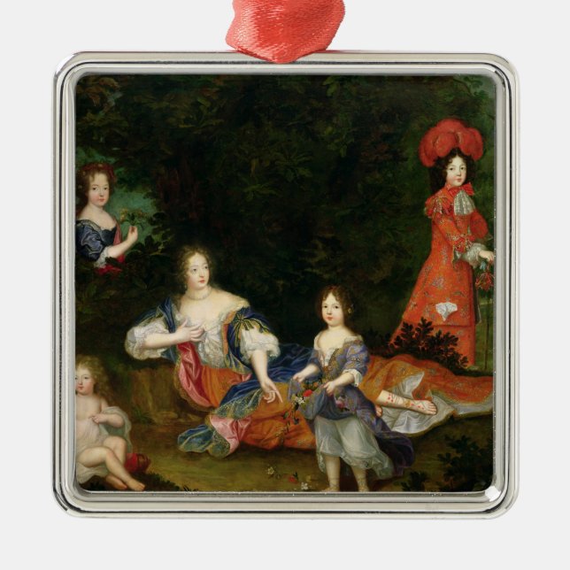 Marquise de Montespan Metal Ornament (Front)