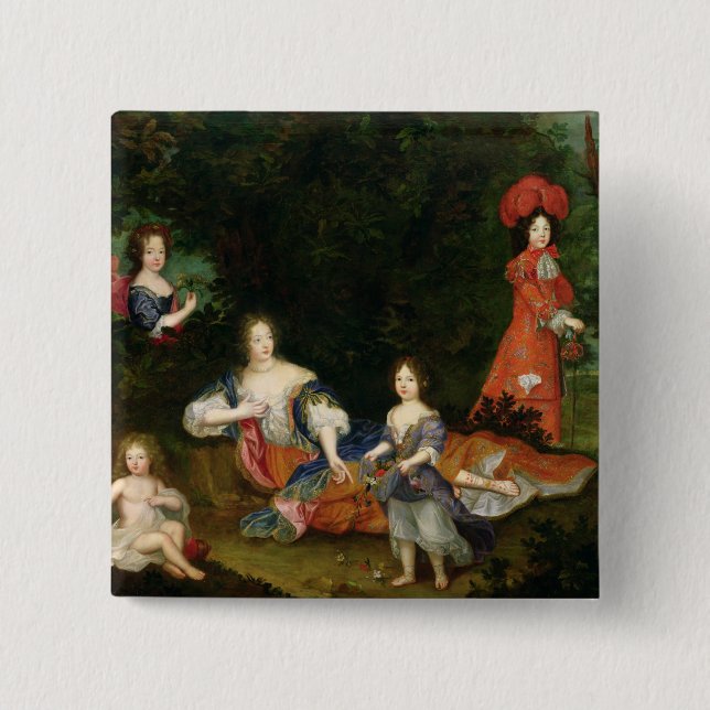 Marquise de Montespan Pinback Button (Front)