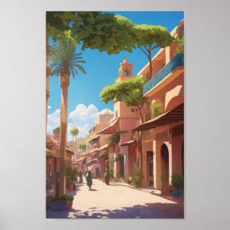 marrakech ai painting wall art