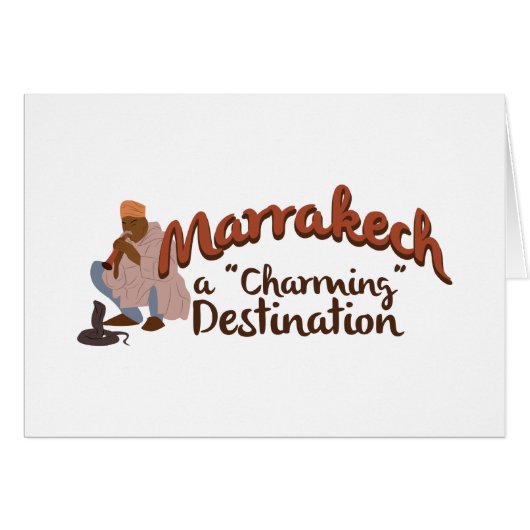 Marrakech Charming Destination Cards (Front Horizontal)