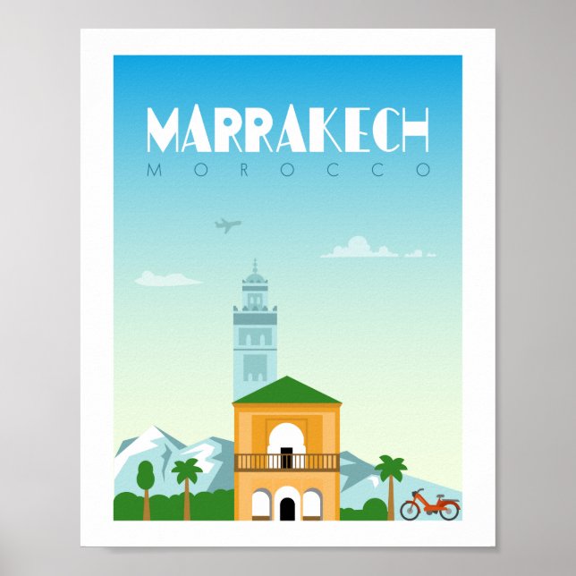 Marrakech city morocco poster (Front)