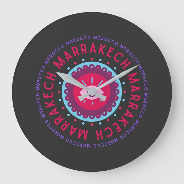 Marrakech Eyes Large Clock (Front)
