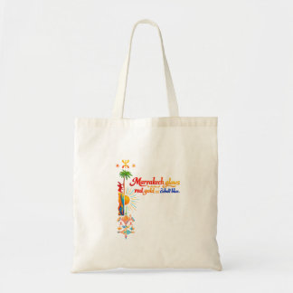 Marrakech Glows – Vibrant Moroccan Art Tee Tote Bag
