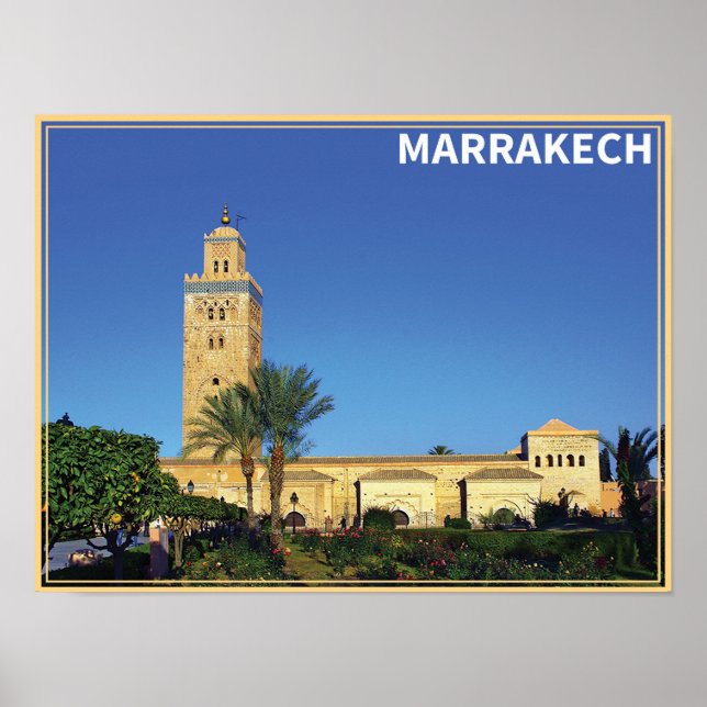 Marrakech - Morocco Poster (Front)