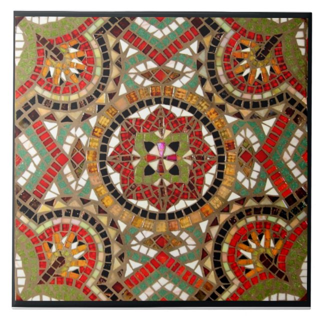 Marrakech Mosaic Ceramic Tile (Front)
