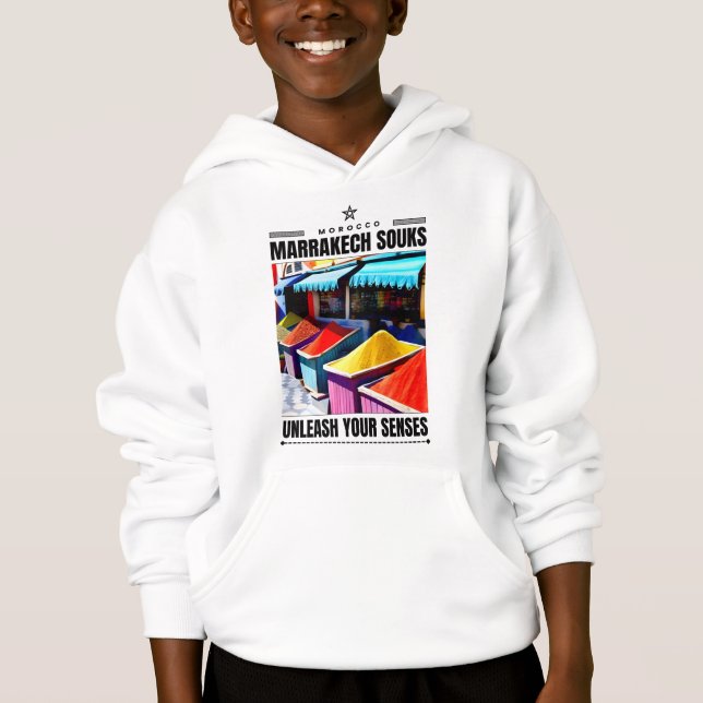 Marrakech souks hoodie (Front)