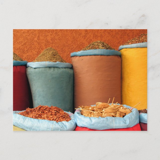marrakech spice colors postcard (Front)