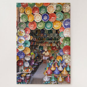 Marrakesh Market, Morocco Jigsaw Puzzle 1014 pc.