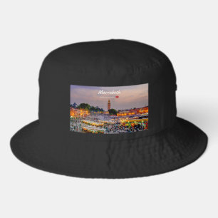 Marrakesh, Morocco - Jemaa el Fnaa Square Bucket Hat