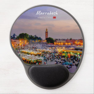 Marrakesh, Morocco - Jemaa el Fnaa Square Gel Mouse Pad