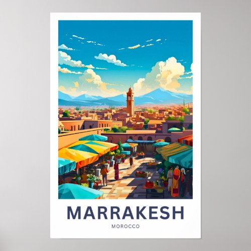 Marrakesh Morocco Travel Print