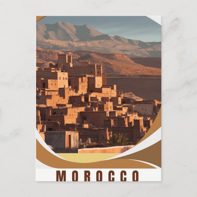 Marrakesh, Morocco Trip Surprise Gift Ticket - You Holiday Postcard (Front)