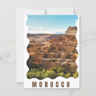 Marrakesh, Morocco Trip Surprise Gift Ticket - You Postcard
