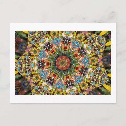 Marrakesh Shop Kaleidoscope Postcard