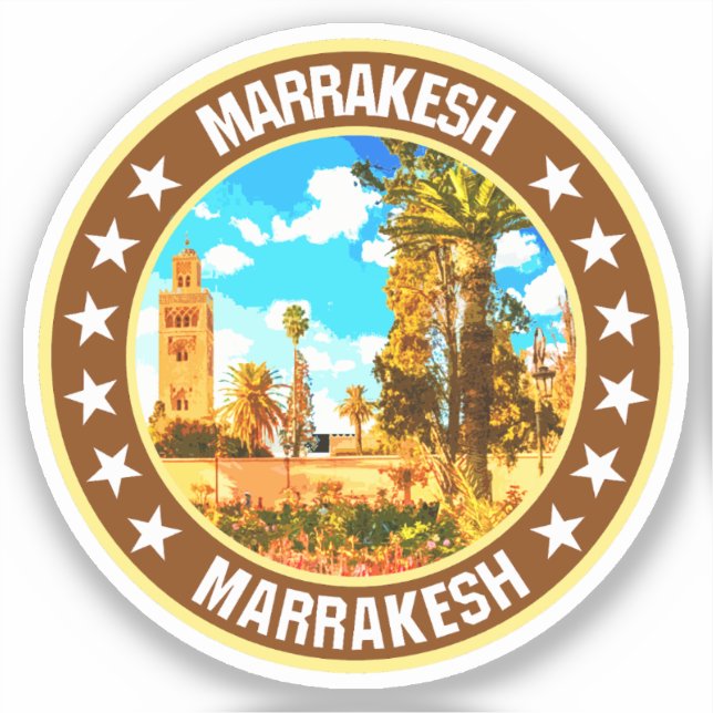 Marrakesh                                          sticker (Front)
