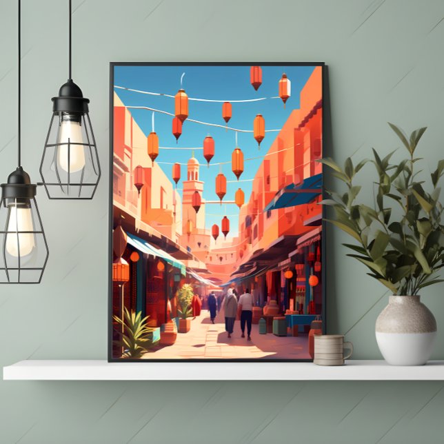 Marrakesh Wall Art Ghibli Design (Creator Uploaded)
