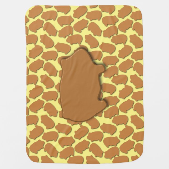 Marranito Blankie Baby Blanket (Front)