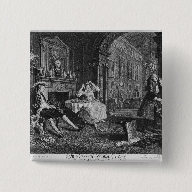 Marriage a la Mode Button (Front)