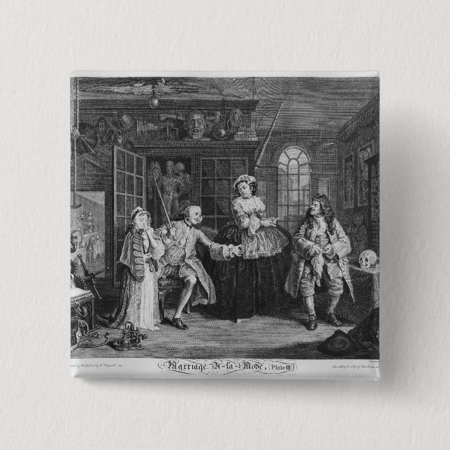 Marriage a la Mode Button (Front)