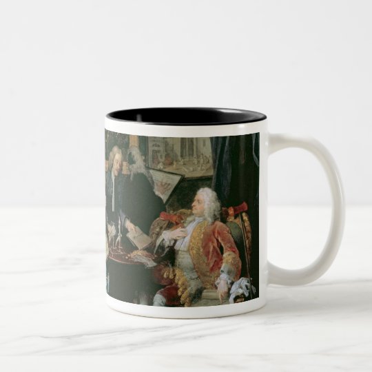Marriage a la Mode: I - The Marriage Settlement, c Two-Tone Coffee Mug