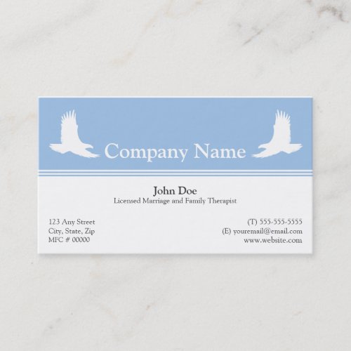 Marriage and Family Therapist Business Card