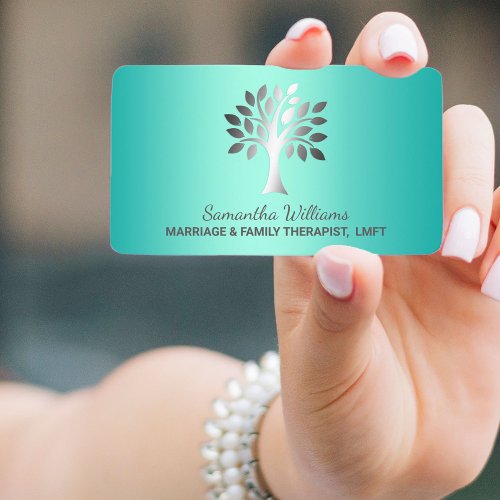 Marriage And Family Therapist Business Card