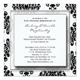 Marriage Anniversary Party Invite