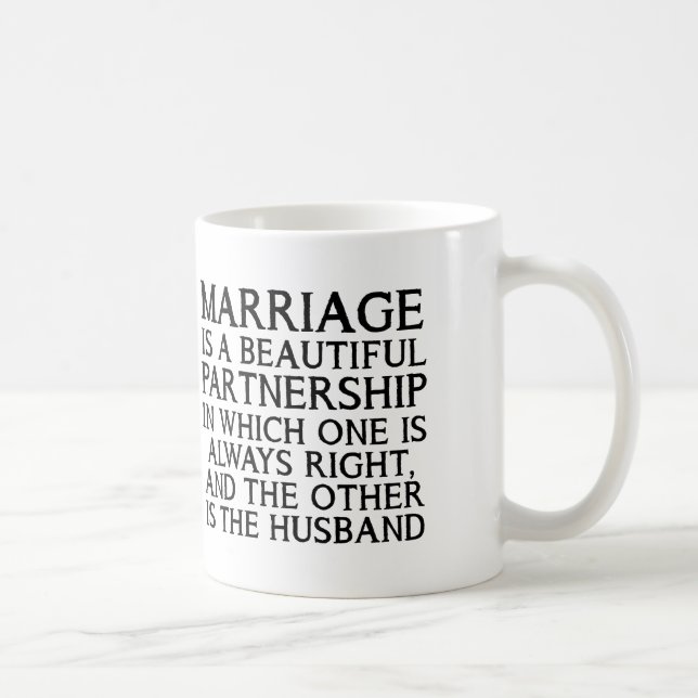 Marriage Arguement Funny Mug (Right)