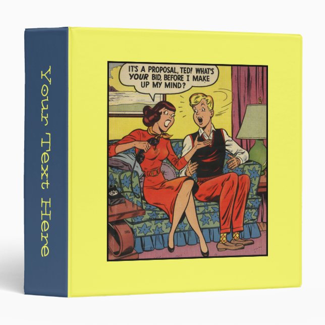 Marriage Bids 3 Ring Binder (Front/Spine)