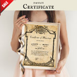 Marriage Certificate Vintage Fairies Pagan Druid Poster at Zazzle