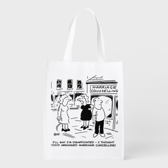 Marriage Counselling, not Cancelling Grocery Bag (Back)