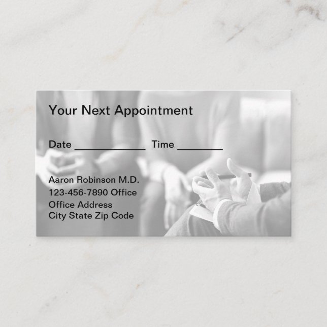 Marriage Counselor Appointment Business Cards New (Front)
