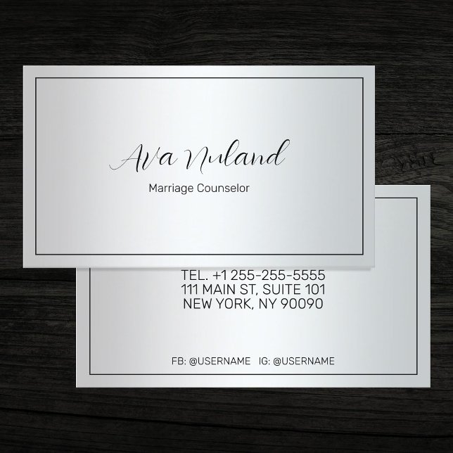 Marriage Counselor Business Card (Marriage Counselor Cards)