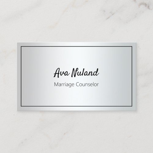 Marriage Counselor Business Card