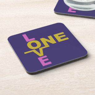 Marriage Equality / One Love custom coasters