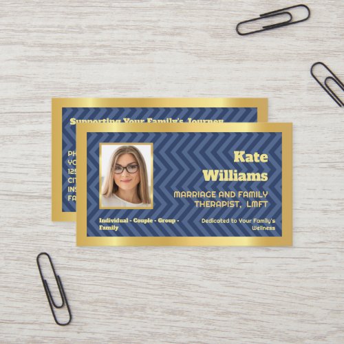 Marriage  Family Psychologist Business Card