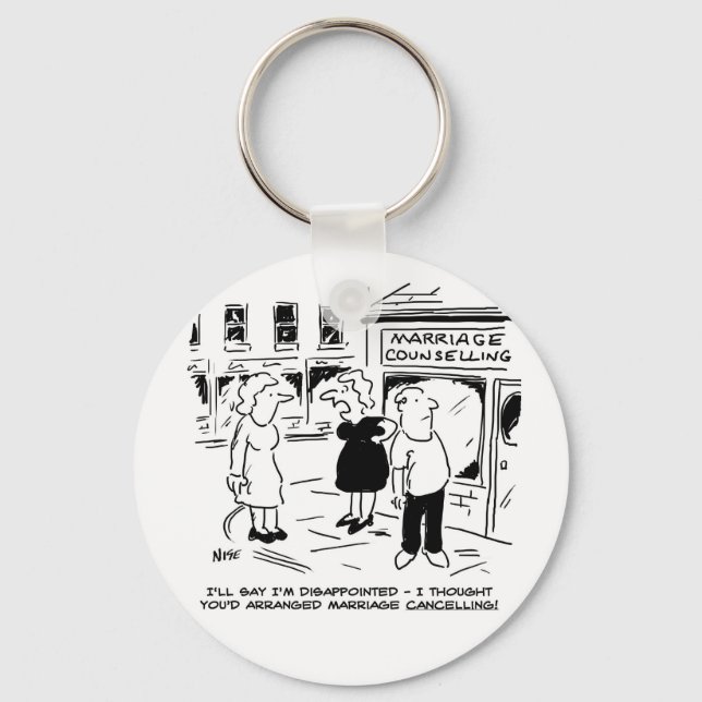 Marriage Guidance. Counselling, not Canceling... Keychain (Front)