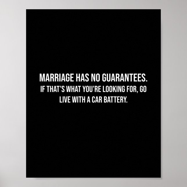 Marriage has at Funny Poster (Front)