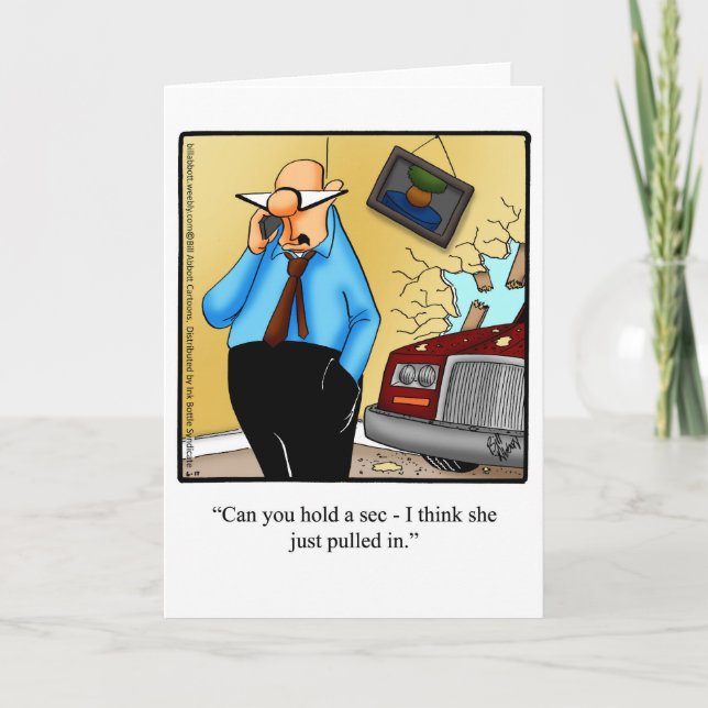 Marriage Humor Blank Greeting Card "Spectickles" (Front)