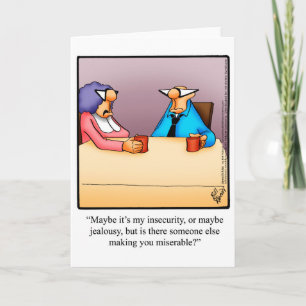 Marriage Humor Blank Greeting Card "Spectickles"