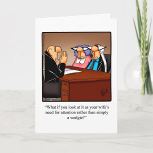 Marriage Humor Greeting Card