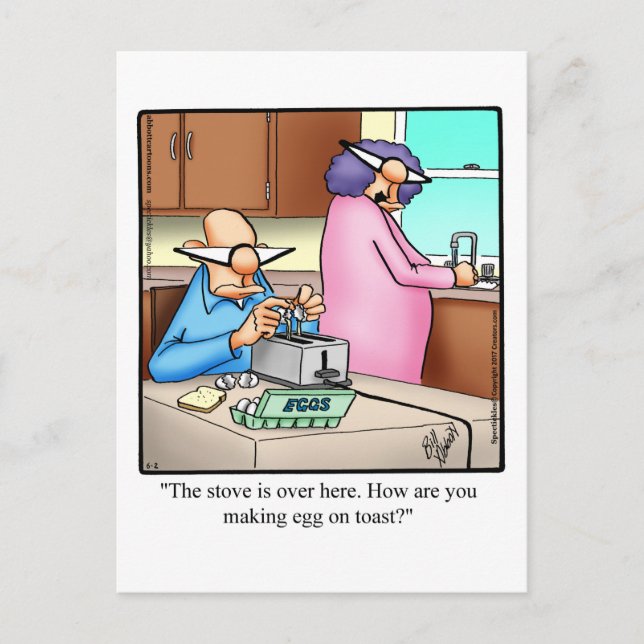 Marriage Humor Postcard "Spectickles" (Front)