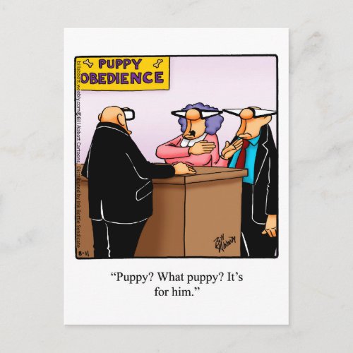 Marriage Humor Postcard  Spectickles