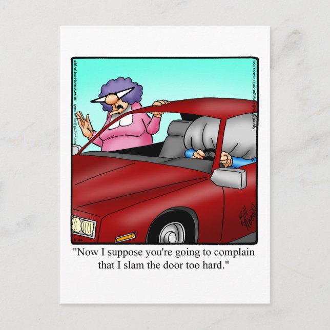 Marriage Humor Postcard "Spectickles" (Front)