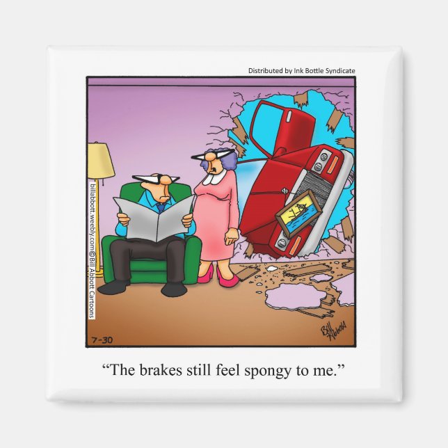 Marriage Humor Refrigerator Magnet (Front)