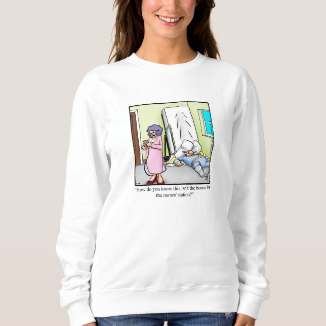Marriage Humor Sweatshirt For Her (Front)